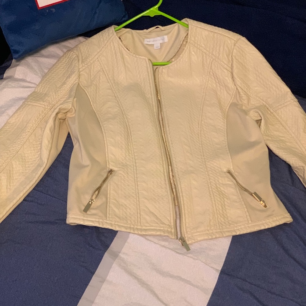 New York & Company faux-leather Moto Jacket